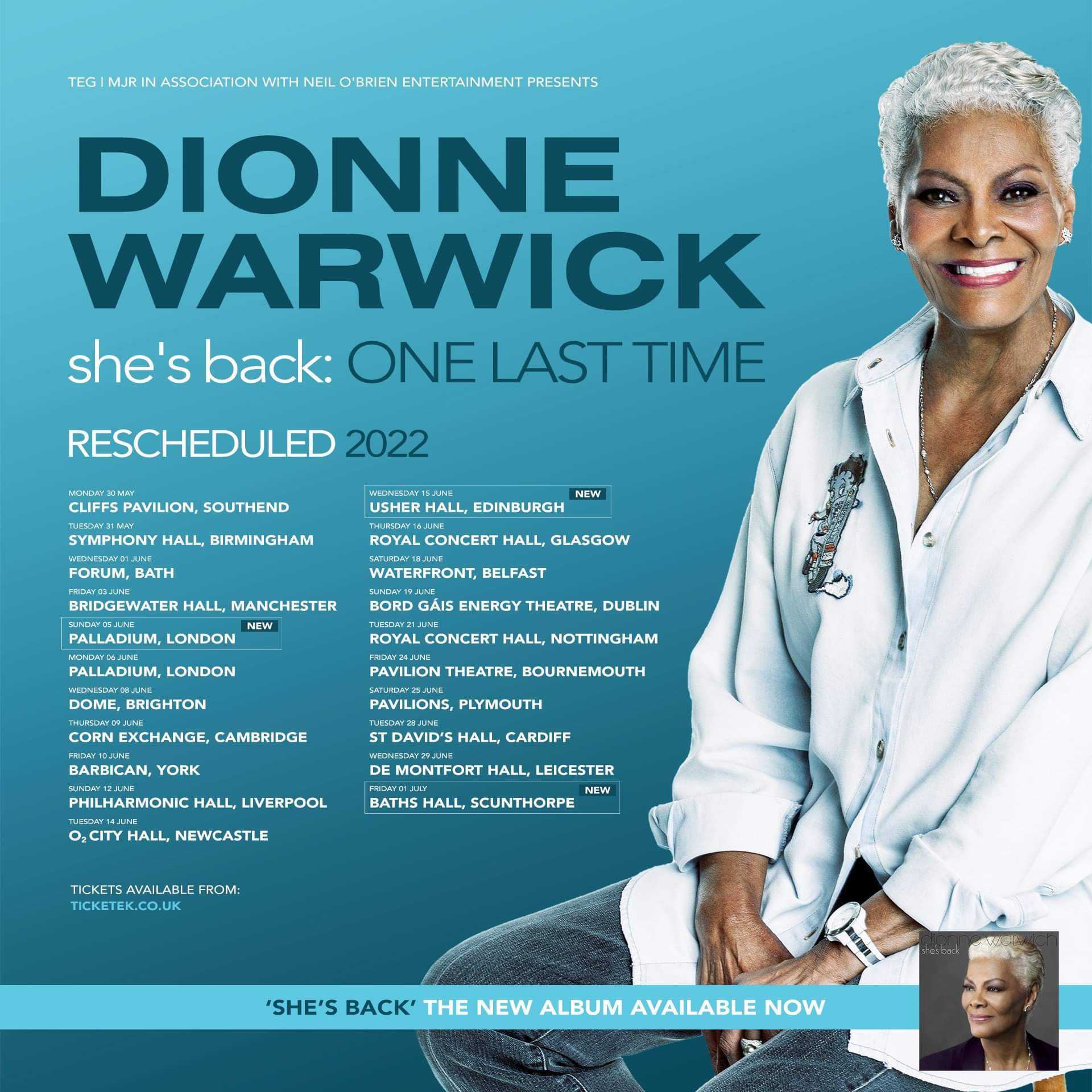 dionne warwick tour review